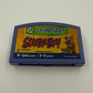 Scooby-Doo LeapFrog Leapster Video Learning Game Cartridge